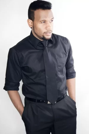 Black trousers